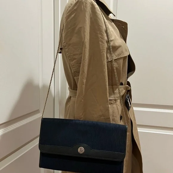 CHRISTIAN DIOR VINTAGE TROTTER MONOGRAM FLAP PURSE - Picture 13 of 13